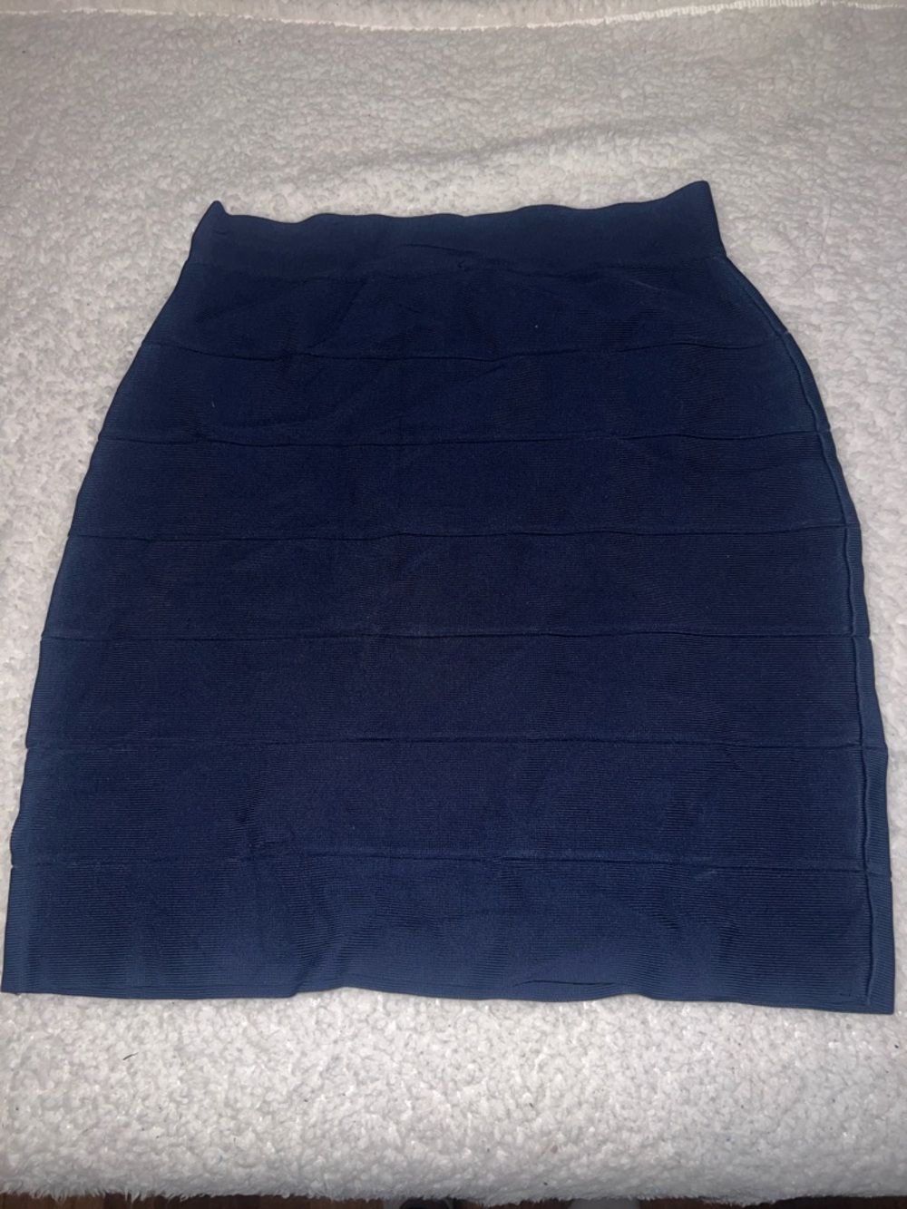 Navy Bandage Pencil Skirt - Women